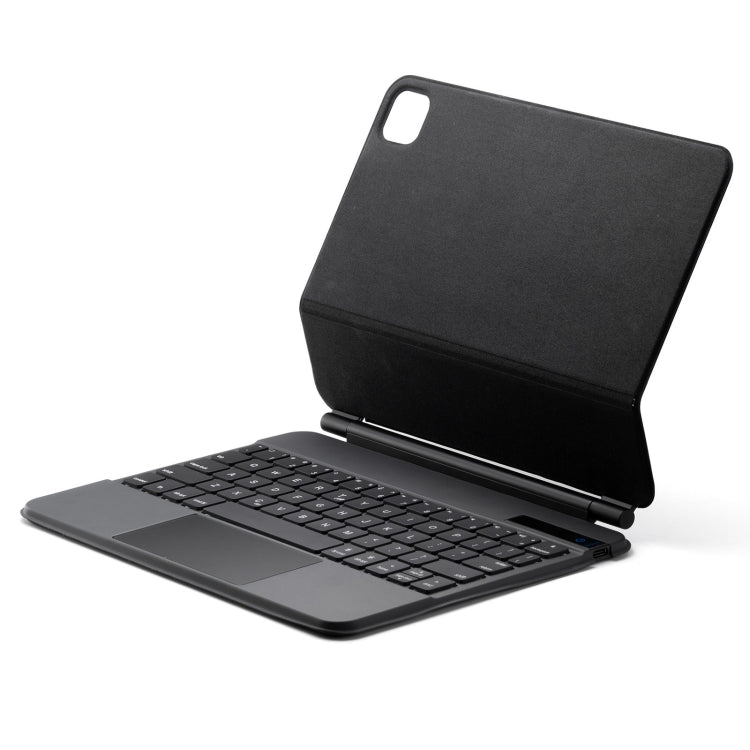 P109 Pro Étui Housse pour Tablette en Cuir avec Clavier Bluetooth Détachable Ultra-mince avec Pavé Tactile et Rétroéclairage Blanc pour iPad Pro 11 pouces 2021 / 2020 / 2018 et iPad Air 2020 10.9, P109 Pro