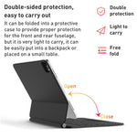 Étui en cuir avec clavier Bluetooth suspendu T89 Magic pour iPad Pro 11 2022 / 2021 / 2020 / 2018, pour iPad Pro 12.9 2022 / 2021 / 2020 / 2018