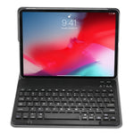Étui pour tablette en cuir à rabat horizontal avec clavier Bluetooth détachable et texture brossée pour iPad Pro 11 pouces (2018)