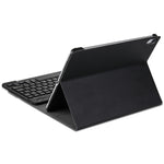 Étui pour tablette en cuir à rabat horizontal avec clavier Bluetooth détachable et texture brossée pour iPad Pro 11 pouces (2018)