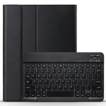 Étui pour tablette en cuir à rabat horizontal avec clavier Bluetooth détachable et texture brossée pour iPad Pro 11 pouces (2018)