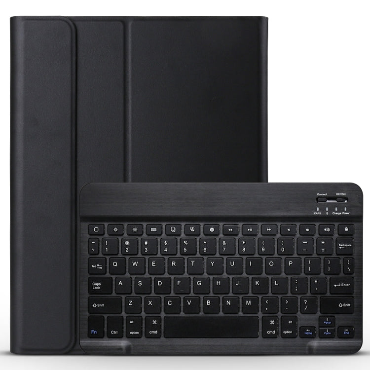 Étui pour tablette en cuir à rabat horizontal avec clavier Bluetooth détachable et texture brossée pour iPad Pro 11 pouces (2018)