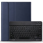 Étui pour tablette en cuir à rabat horizontal avec clavier Bluetooth détachable et texture brossée pour iPad Pro 11 pouces (2018)
