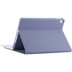 Clavier Bluetooth détachable TG-102BC vert + étui de tablette en cuir microfibre pour iPad 10,2 pouces / iPad Air (2019), avec pavé tactile, fente et support pour stylet, clavier vert