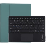 TG97BC Clavier Bluetooth détachable noir + étui pour tablette en cuir microfibre pour iPad 9,7 pouces, avec pavé tactile et fente et support pour stylo, TG97BC