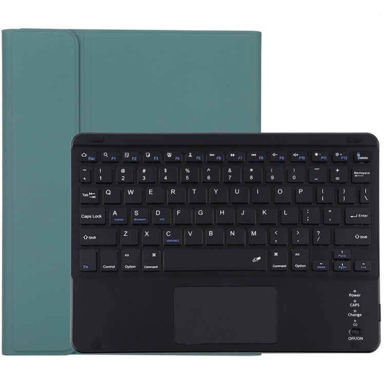 TG97BC Clavier Bluetooth détachable noir + étui pour tablette en cuir microfibre pour iPad 9,7 pouces, avec pavé tactile et fente et support pour stylo, TG97BC