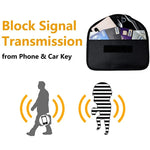 Sacoche de protection universelle en tissu Oxford anti-ondes pour téléphones portables de moins de 5,8 pouces, taille : 20*10cm, Noir 20x10cm, Rose 20x10cm, Kaki 20x10cm
