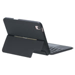 T06-AS Pour iPad mini6 / mini 7 Clavier Bluetooth tactile rétroéclairé type séparable Étui en cuir, T06-AS