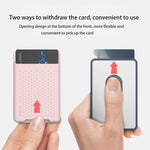 Pour les séries iPhone 13 / iPhone 12 Étui portefeuille en silicone Porte-cartes anti-démagnétisation Autocollant magnétique Magsafe
