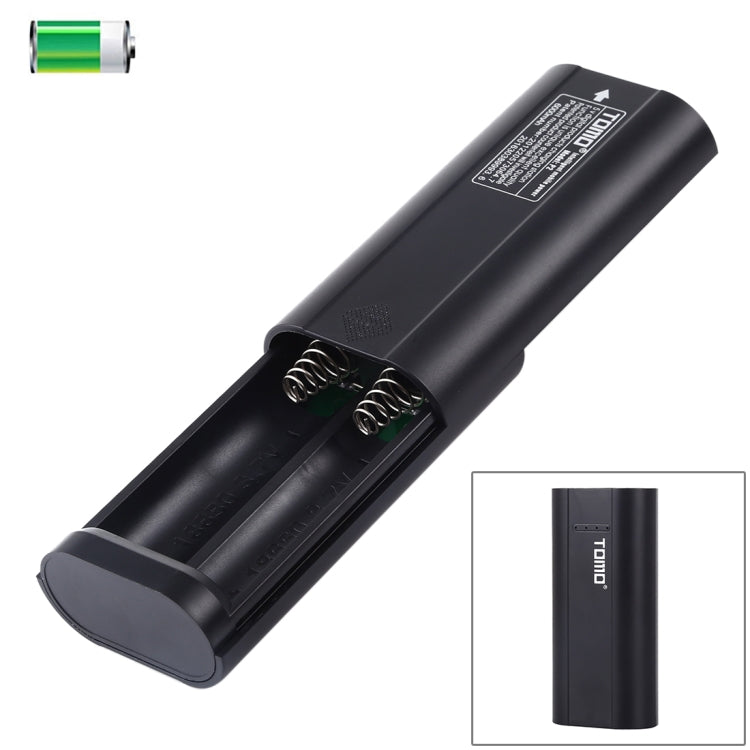 Chargeur intelligent USB TOMO P2 pour 2 batteries avec voyant indicateur pour batterie Li-ion 18650, TOMO P2