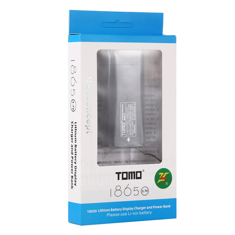 Chargeur intelligent USB TOMO P2 pour 2 batteries avec voyant indicateur pour batterie Li-ion 18650, TOMO P2