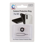 Rear Camera Lens Protection Ring Cover with Eject Pin for iPhone XR, iPhone XR