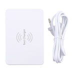WLX-818F Chargeur 6-en-1 10W QC3.0 sans fil + USB-C / Type-C + 4 ports USB avec écran LCD intelligent, prise EU / AU, prise EU / AU (blanc)