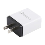 Chargeur rapide de voyage AR-QC-03 2.1A 3 ports USB, prise US, AR-QC-03 US, AR-QC-03 Prise US bleue