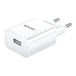 USAMS US-CC075 T18 Chargeur de voyage USB simple 2.1A, prise EU, prise EU