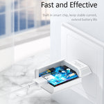 USAMS US-CC075 T18 Chargeur de voyage USB simple 2.1A, prise EU, prise EU