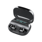 Écouteur Bluetooth TWS 263 CVC8.0 à réduction de bruit avec boîte de chargement, support tactile & affichage batterie LED à trois écrans & support téléphone & batterie externe & appel HD & assistant vocal, 263