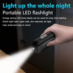 Écouteurs Bluetooth tactiles A13 TWS CVC8.0 et DSP avec double réduction de bruit et boîte de charge, affichage numérique LED, horloge, lampe de poche, appel HD, Siri et batterie externe, A13