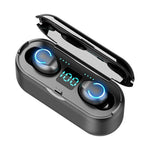 Écouteur Bluetooth mini tactile TWS F9-8 CVC8.0 à réduction de bruit avec boîte de chargement, support affichage LED batterie à trois écrans & support téléphone & appel & assistant vocal, F9-8
