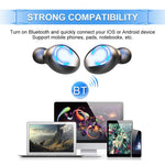 Écouteur Bluetooth mini tactile TWS F9-8 CVC8.0 à réduction de bruit avec boîte de chargement, support affichage LED batterie à trois écrans & support téléphone & appel & assistant vocal, F9-8