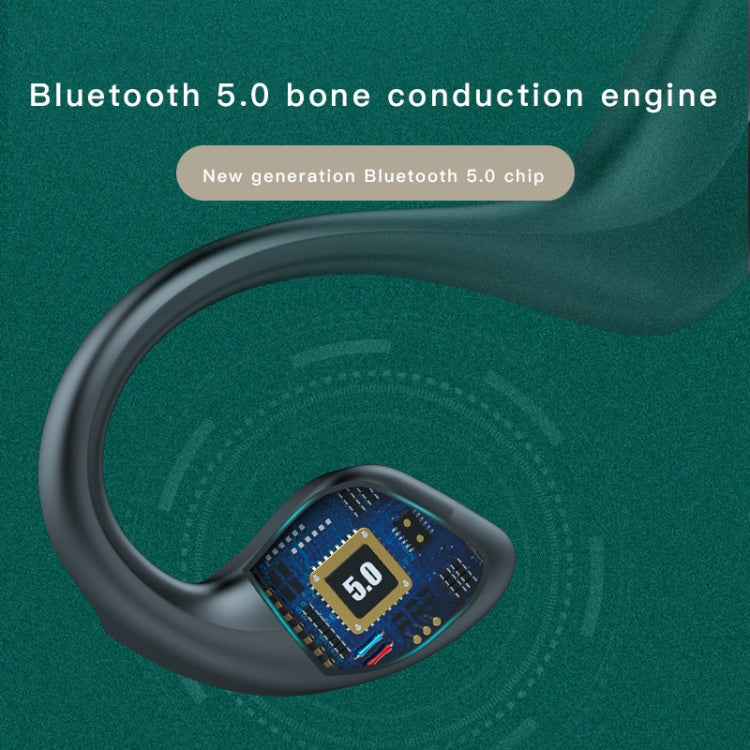 Écouteur sportif étanche à conduction osseuse Bluetooth 5.0 monté sur oreille G100, G100