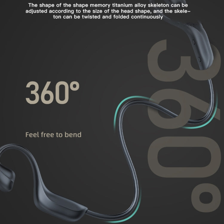 Écouteur sportif étanche à conduction osseuse Bluetooth 5.0 monté sur oreille G100, G100