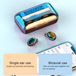 Écouteurs Bluetooth à réduction de bruit à affichage numérique triple écran F9-5C, F9-5C sans sangle noir