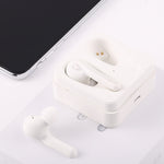 Écouteurs stéréo sans fil Bluetooth V5.0 TWS T-88 avec boîtier de charge magnétique
