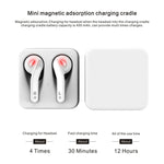 Écouteurs stéréo sans fil Bluetooth V5.0 TWS T-88 avec boîtier de charge magnétique