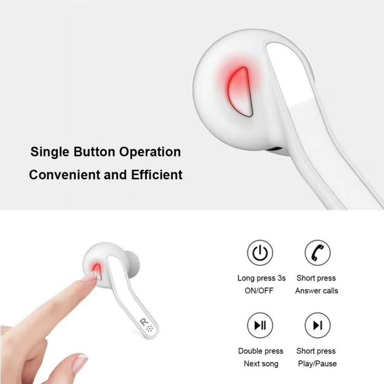 Écouteurs stéréo sans fil Bluetooth V5.0 TWS T-88 avec boîtier de charge magnétique