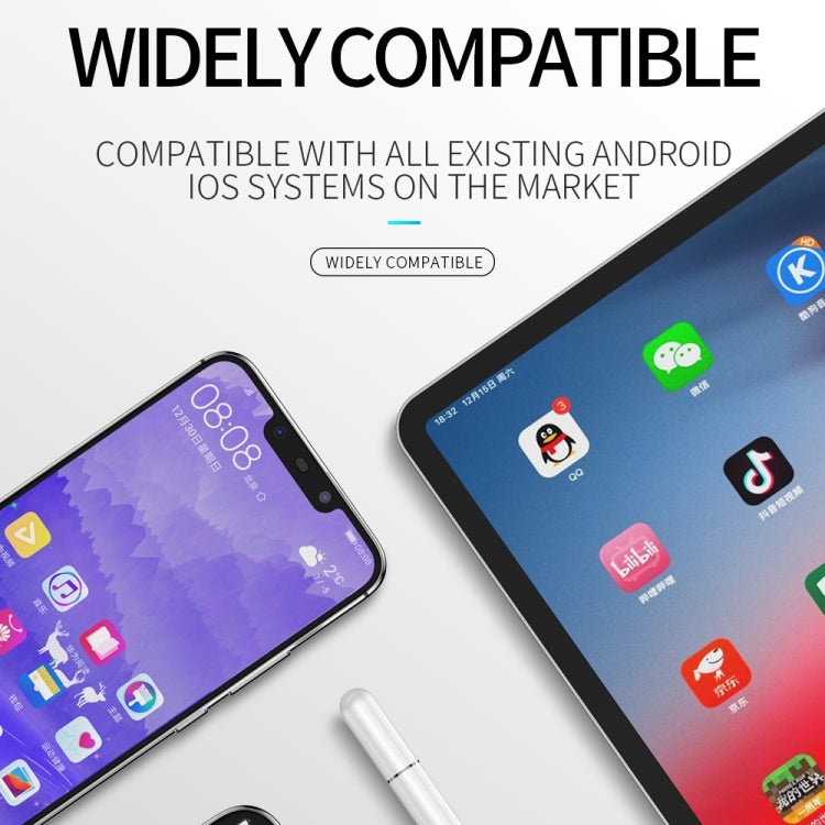 JOYROOM JR-BP560 Stylet Capacitif Portable Universel Série Excellence avec Tête à Disque Passive et Mine Remplaçable