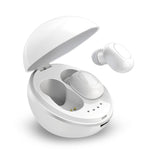 Écouteur Bluetooth sans fil en forme de capsule spatiale A10 TWS avec boîtier de charge magnétique et lanière, prise en charge des appels HD et appairage automatique Bluetooth, noir, noir blanc, blanc, blanc + noir