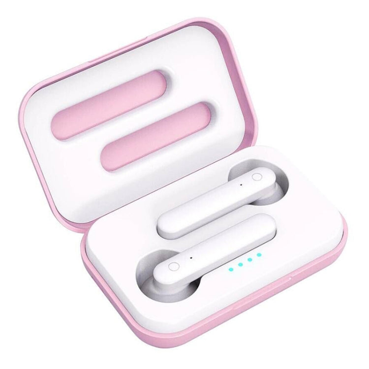 Écouteurs Bluetooth tactiles sans fil X26 TWS 5.0 avec boîtier de charge à attraction magnétique, prise en charge de l'assistant vocal et des appels, rose, bleu, blanc