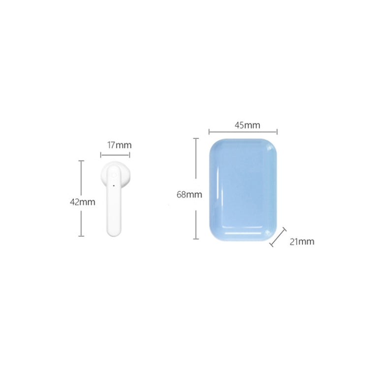 Écouteurs Bluetooth tactiles sans fil X26 TWS 5.0 avec boîtier de charge à attraction magnétique, prise en charge de l'assistant vocal et des appels, rose, bleu, blanc