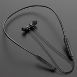 Écouteur de sport Bluetooth monté autour du cou filaire rond Bluetooth 5.1 avec fonction magnétique, Noir, Rouge, Blanc
