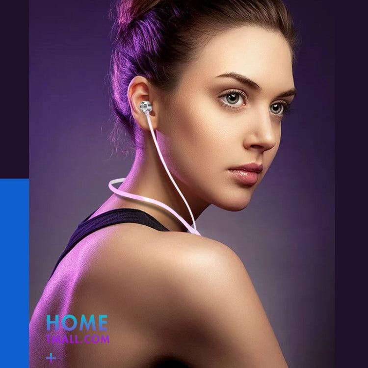 Écouteur de sport Bluetooth monté autour du cou filaire rond Bluetooth 5.1 avec fonction magnétique, Noir, Rouge, Blanc