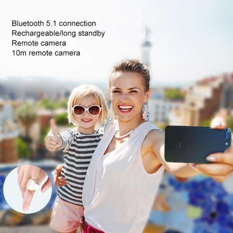 EPSK-010 Bague de télécommande Selfie avec contrôleur de caméra de téléphone Bluetooth 5.1