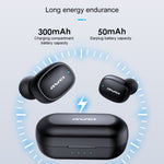 awei T13 TWS Bluetooth V5.0 Casque de sport véritablement sans fil avec étui de recharge