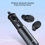 awei T55 TWS Bluetooth V5.0 Casque de sport sans fil avec étui de chargement portable