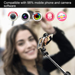 XT-09 Perche trépied Bluetooth mobile multifonction pour diffusion en direct avec retardateur