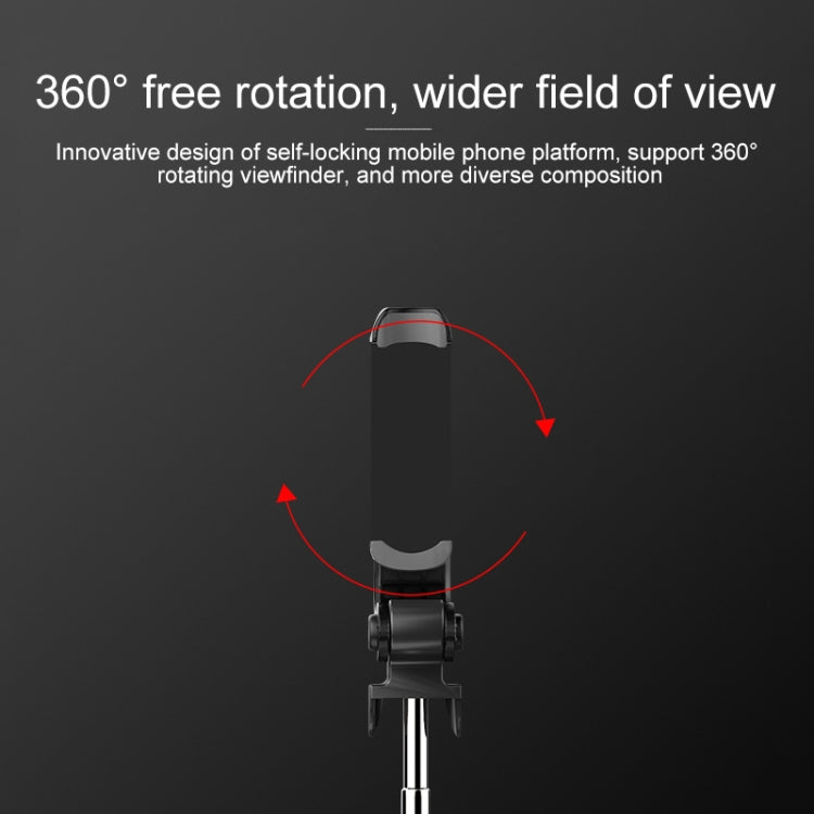XT-09 Perche trépied Bluetooth mobile multifonction pour diffusion en direct avec retardateur