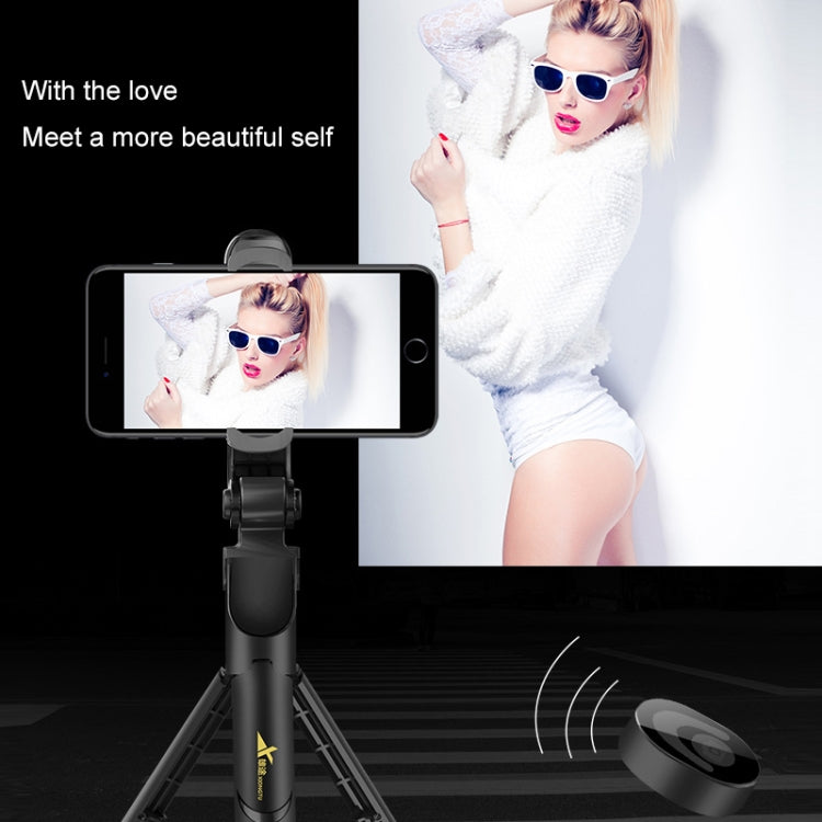 XT-09 Perche trépied Bluetooth mobile multifonction pour diffusion en direct avec retardateur
