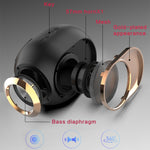 Haut-parleur Bluetooth sans fil X6 TWS 5W étanche extérieur avec basses, support mains libres / USB / AUX / carte TF