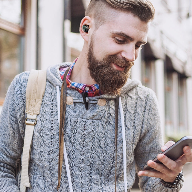 M7 TWS V5.0 Casque Bluetooth Stéréo Sans Fil Binaural avec Étui de Chargement et Affichage Numérique