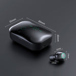 M7 TWS V5.0 Casque Bluetooth Stéréo Sans Fil Binaural avec Étui de Chargement et Affichage Numérique