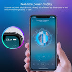 M7 TWS V5.0 Casque Bluetooth Stéréo Sans Fil Binaural avec Étui de Chargement et Affichage Numérique