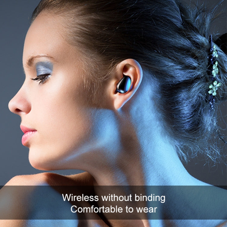 Écouteurs Bluetooth stéréo sans fil binauraux X7 TWS V5.0 avec étui de chargement et affichage numérique