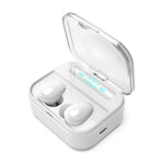 Écouteurs Bluetooth stéréo sans fil binauraux X7 TWS V5.0 avec étui de chargement et affichage numérique
