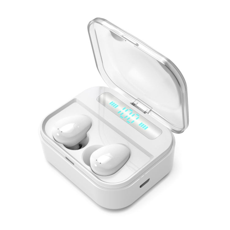 Écouteurs Bluetooth stéréo sans fil binauraux X7 TWS V5.0 avec étui de chargement et affichage numérique