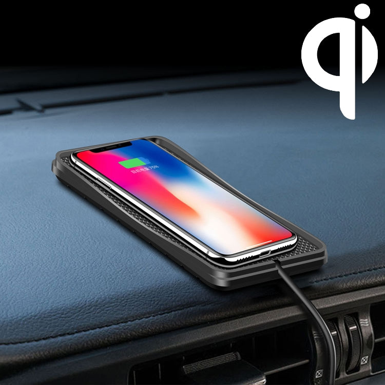 Chargeur rapide sans fil antidérapant véhicule standard C3 QI, C3